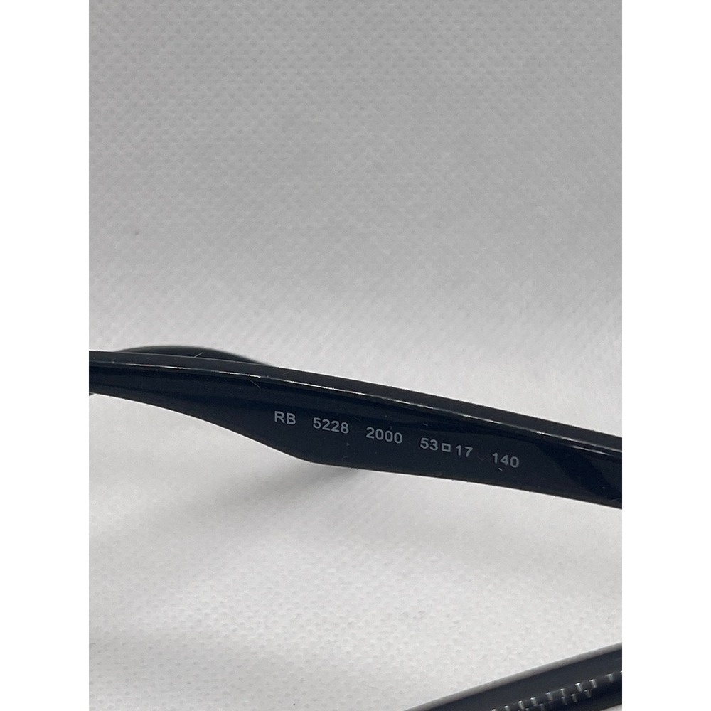 Ray Ban Rb5228 2000 Black Rectangular Eyeglasses … - image 3